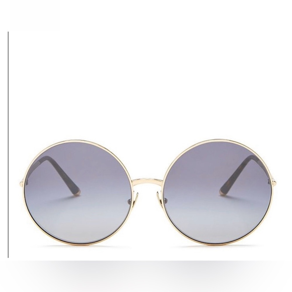 Dolce & Gabbana DG2198 0271G Round Gold Sunglasses